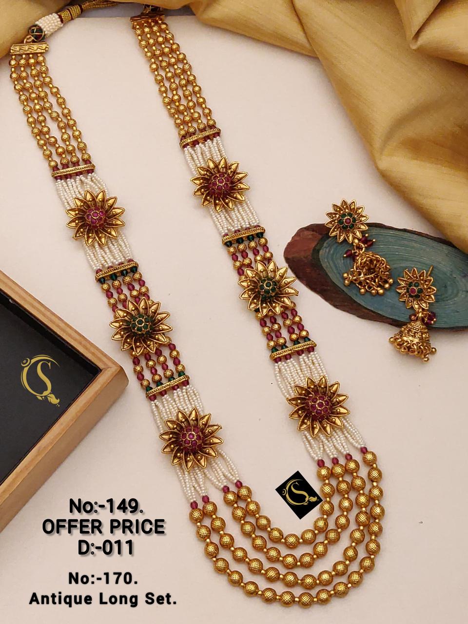 Antique long chain_Design No 149