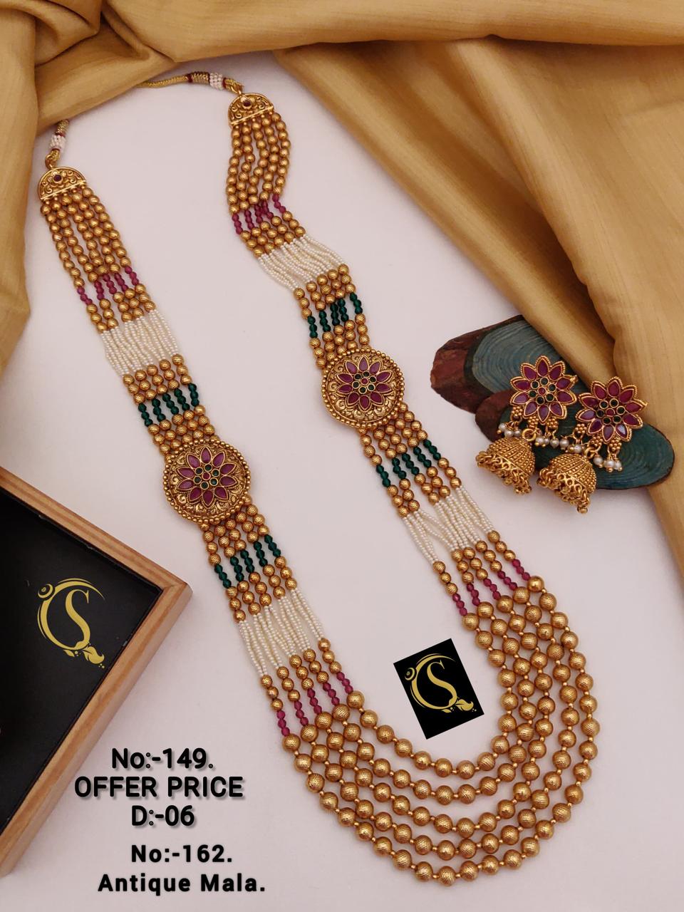 Antique long chain_Design No 149