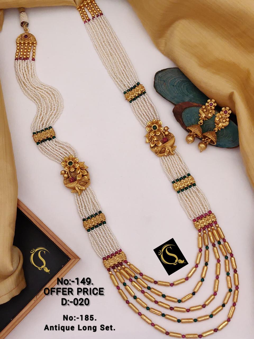 Antique long chain_Design No 149