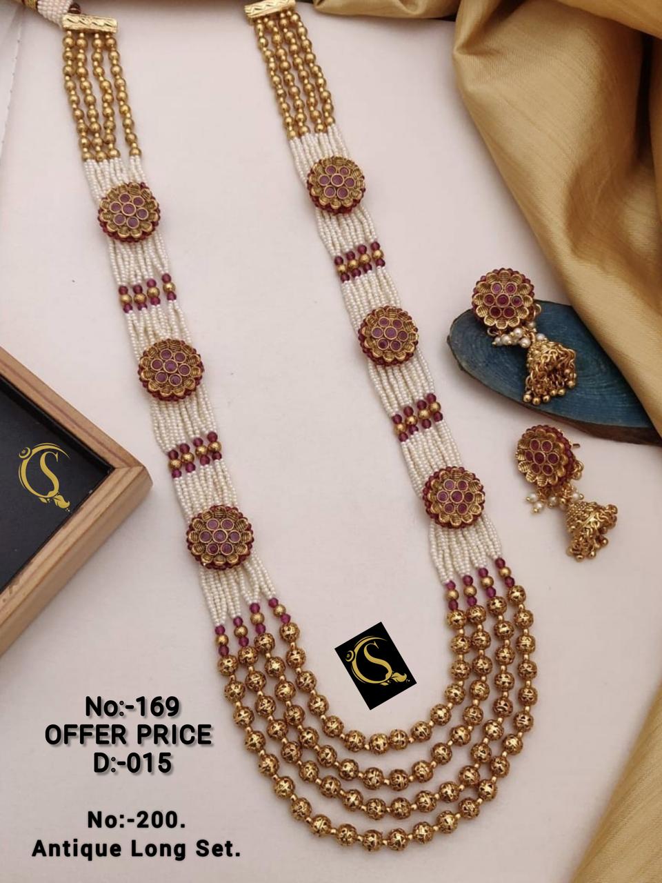 Saree  long chain_169