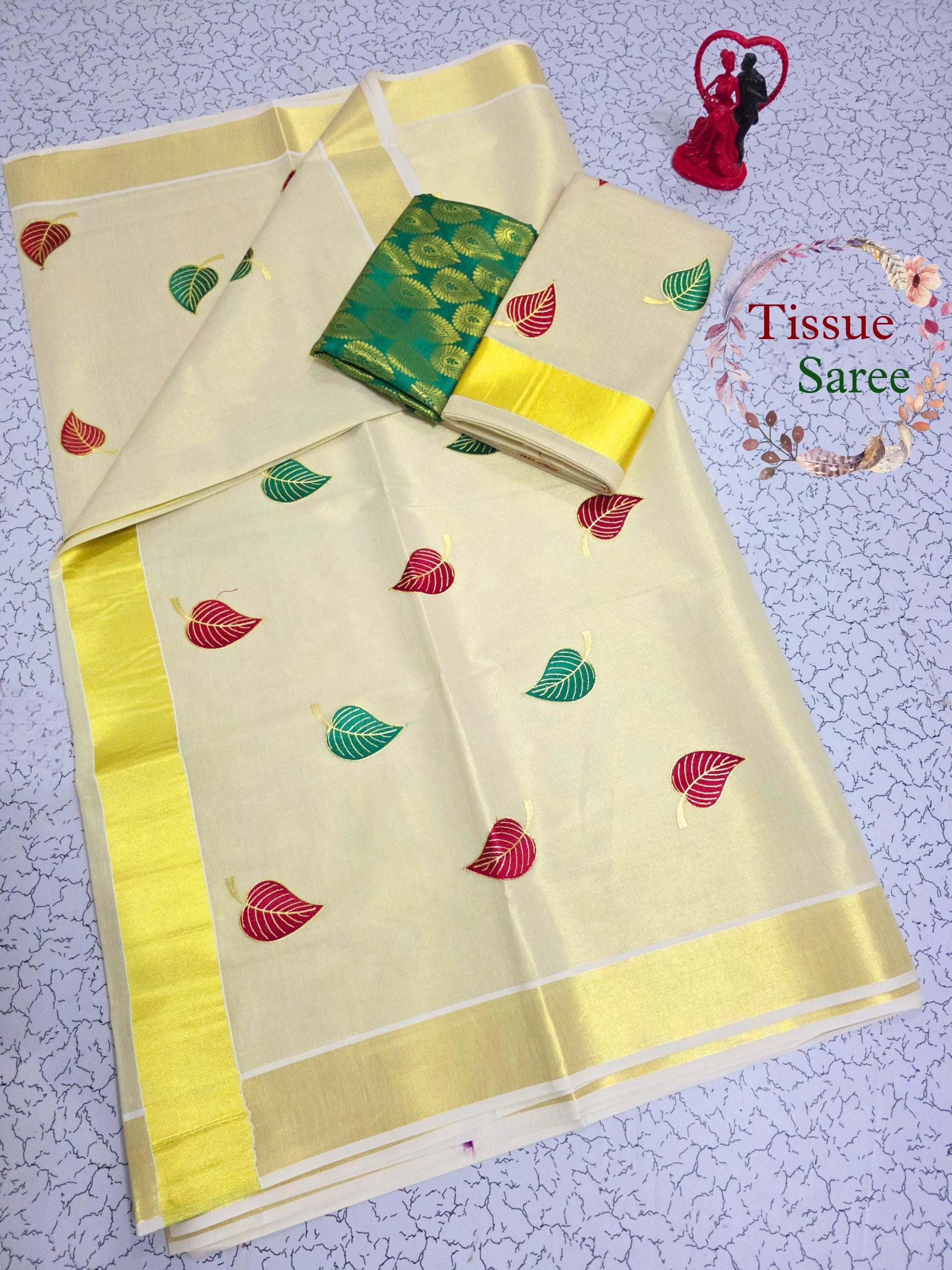 Tissue sarees