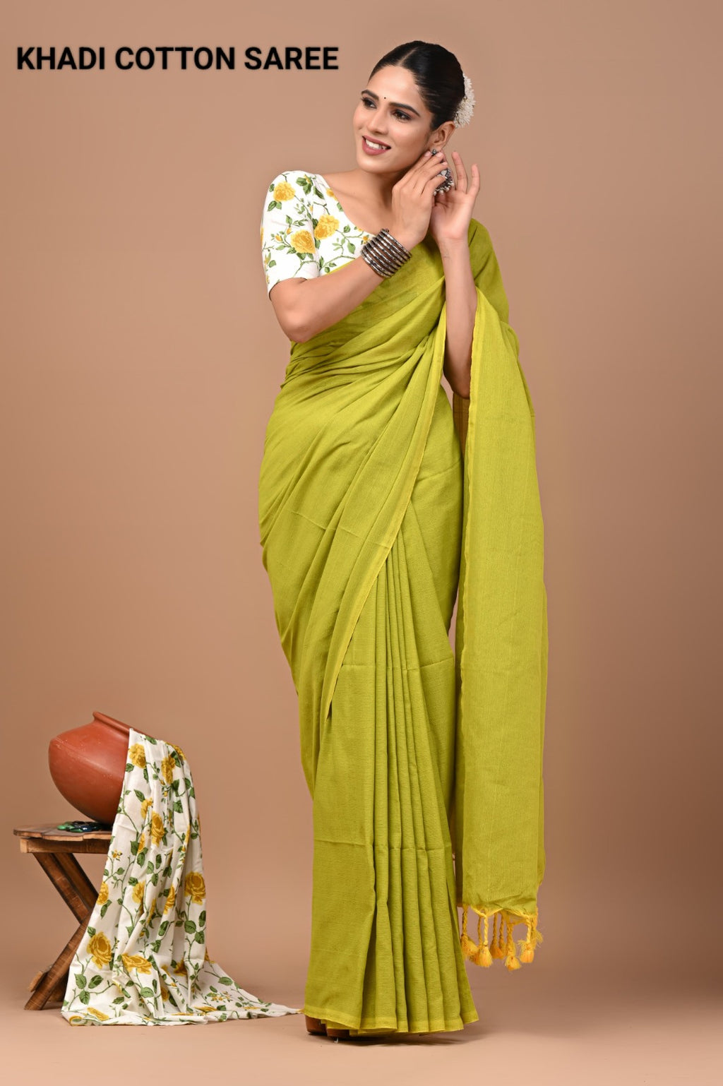 Pure Cotton Khadi Saree_RFT