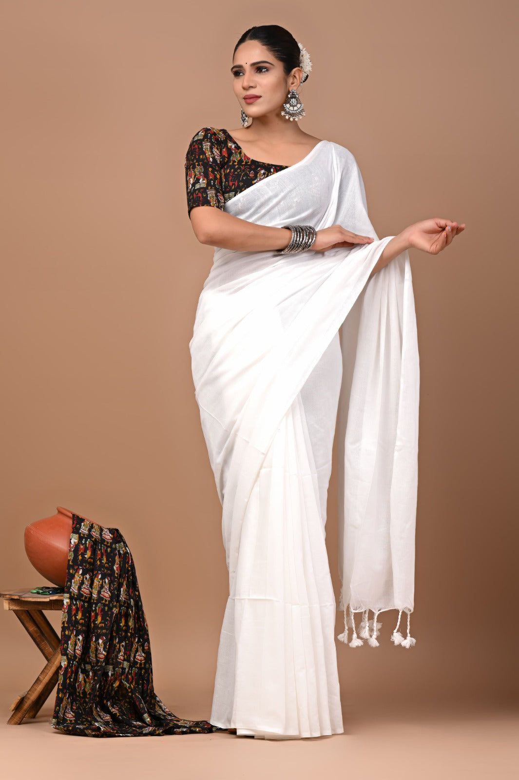 Pure Cotton Khadi Saree_RFT