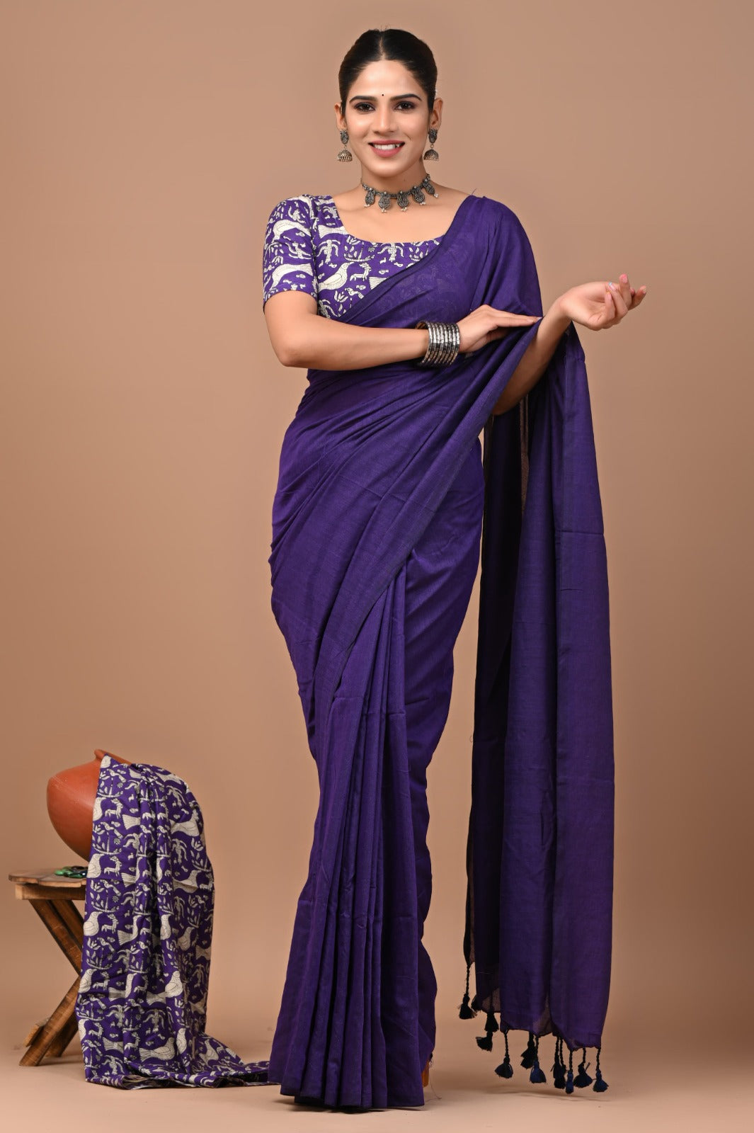 Pure Cotton Khadi Saree_RFT