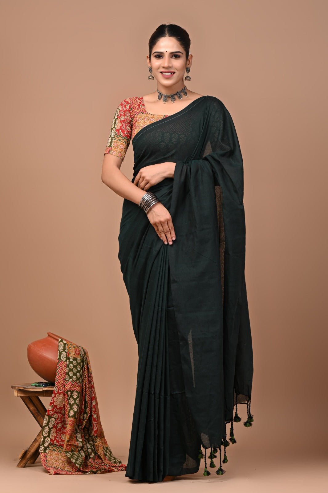 Pure Cotton Khadi Saree_RFT