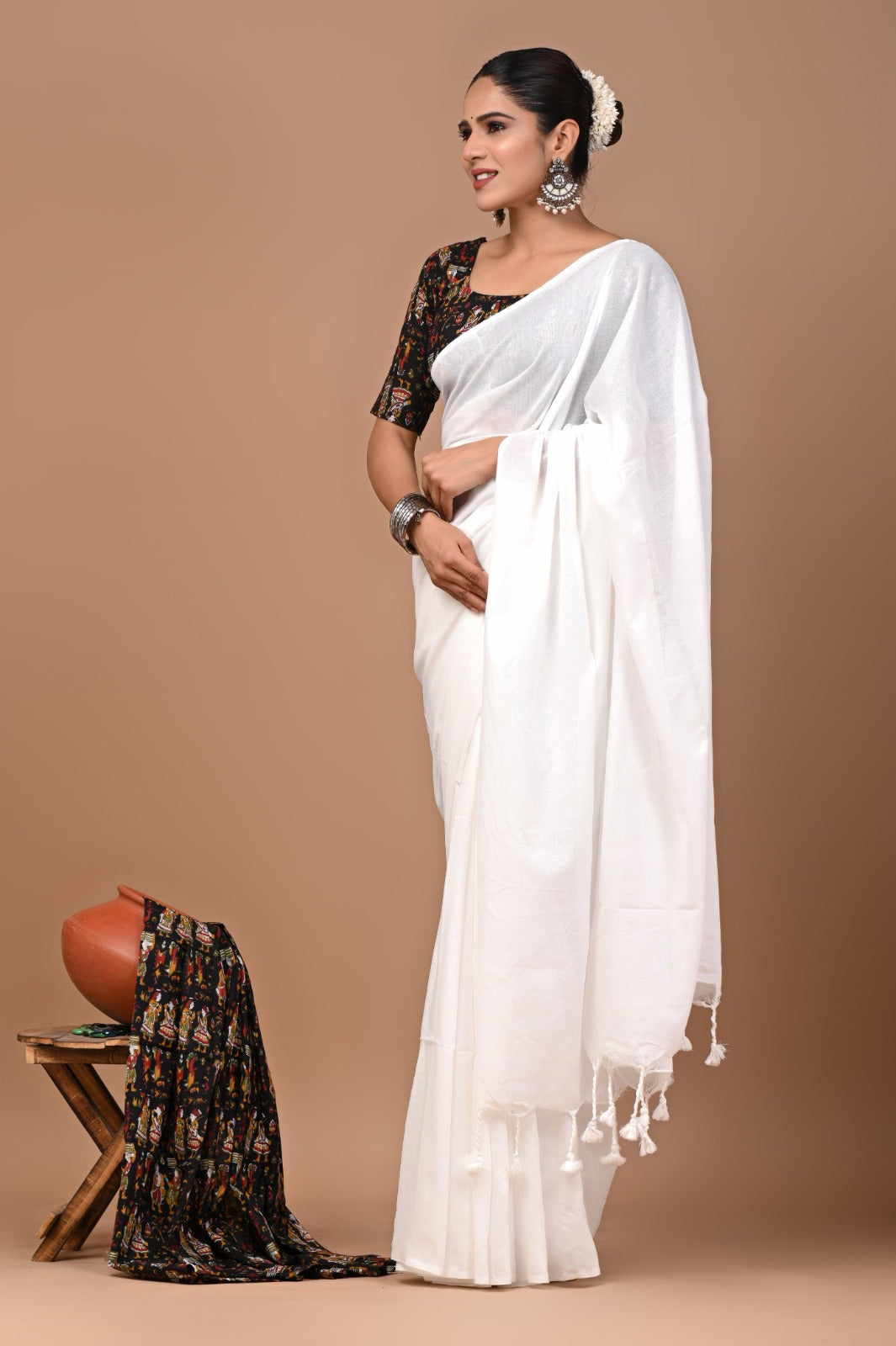 Pure Cotton Khadi Saree_RFT