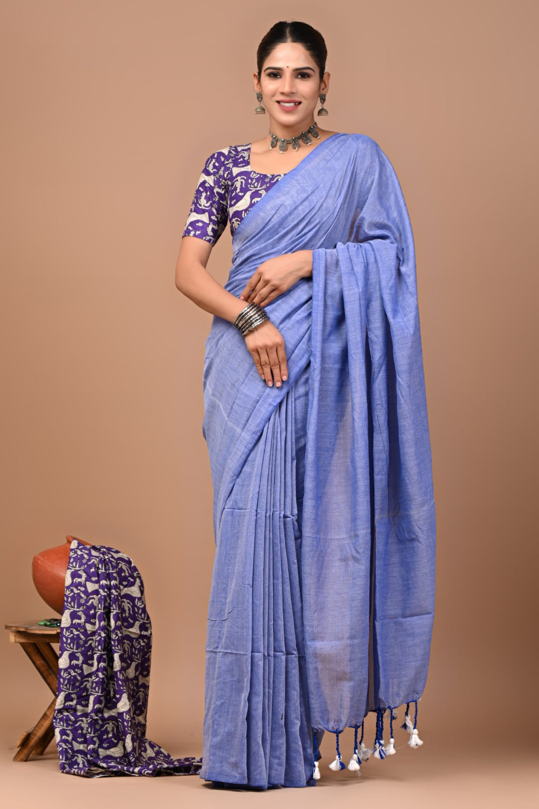 Pure Cotton Khadi Saree_RFT