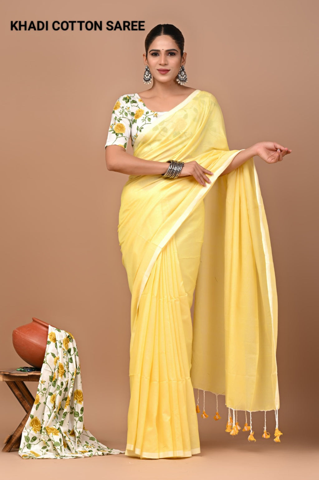 Pure Cotton Khadi Saree_RFT