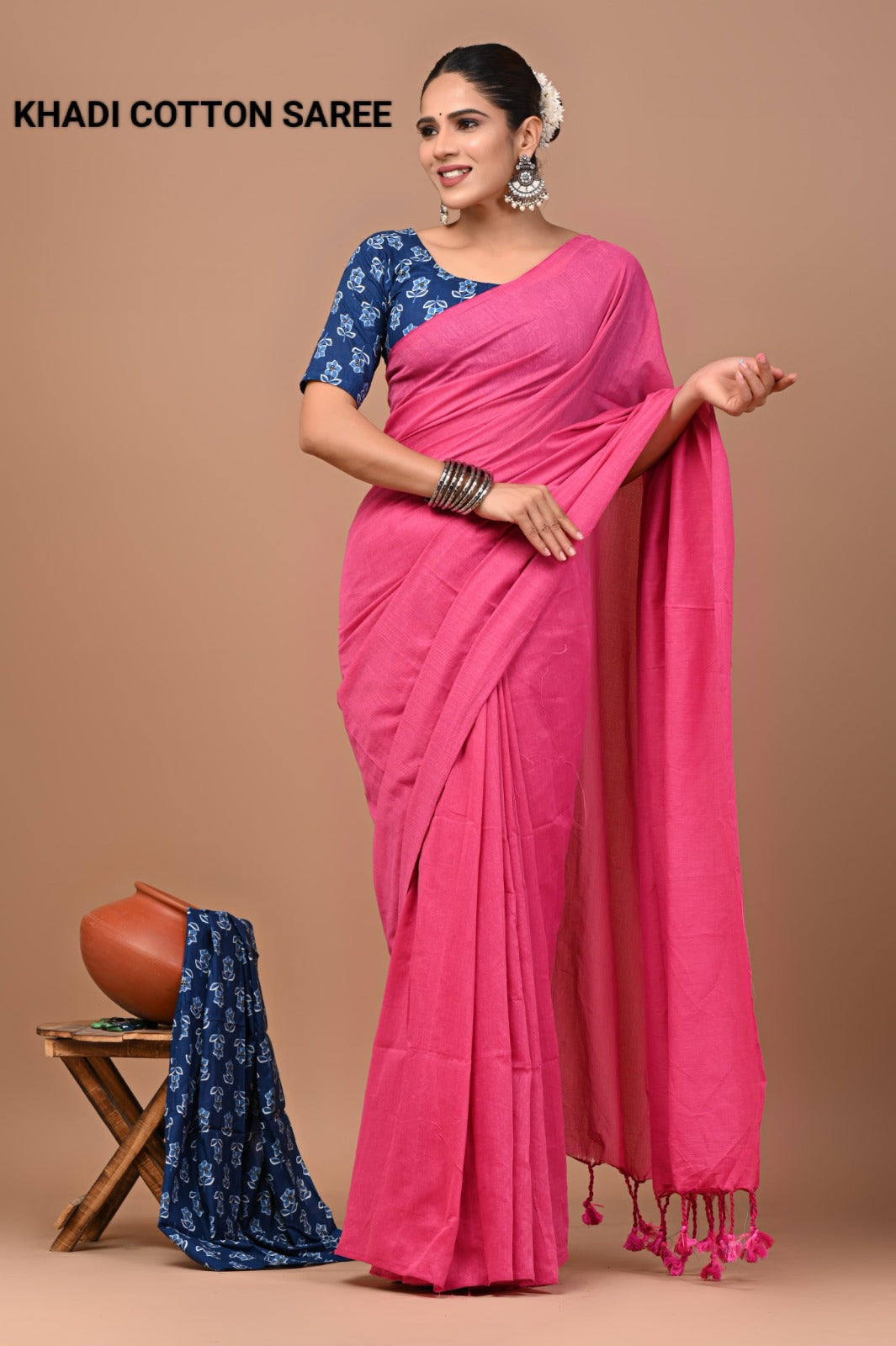 Pure Cotton Khadi Saree_RFT
