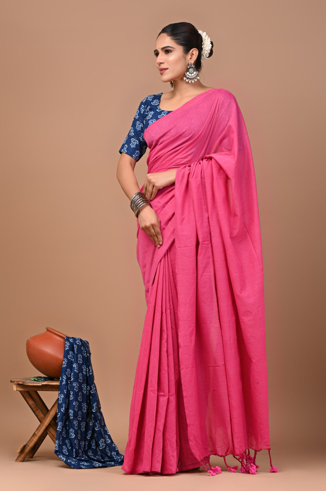 Pure Cotton Khadi Saree_RFT