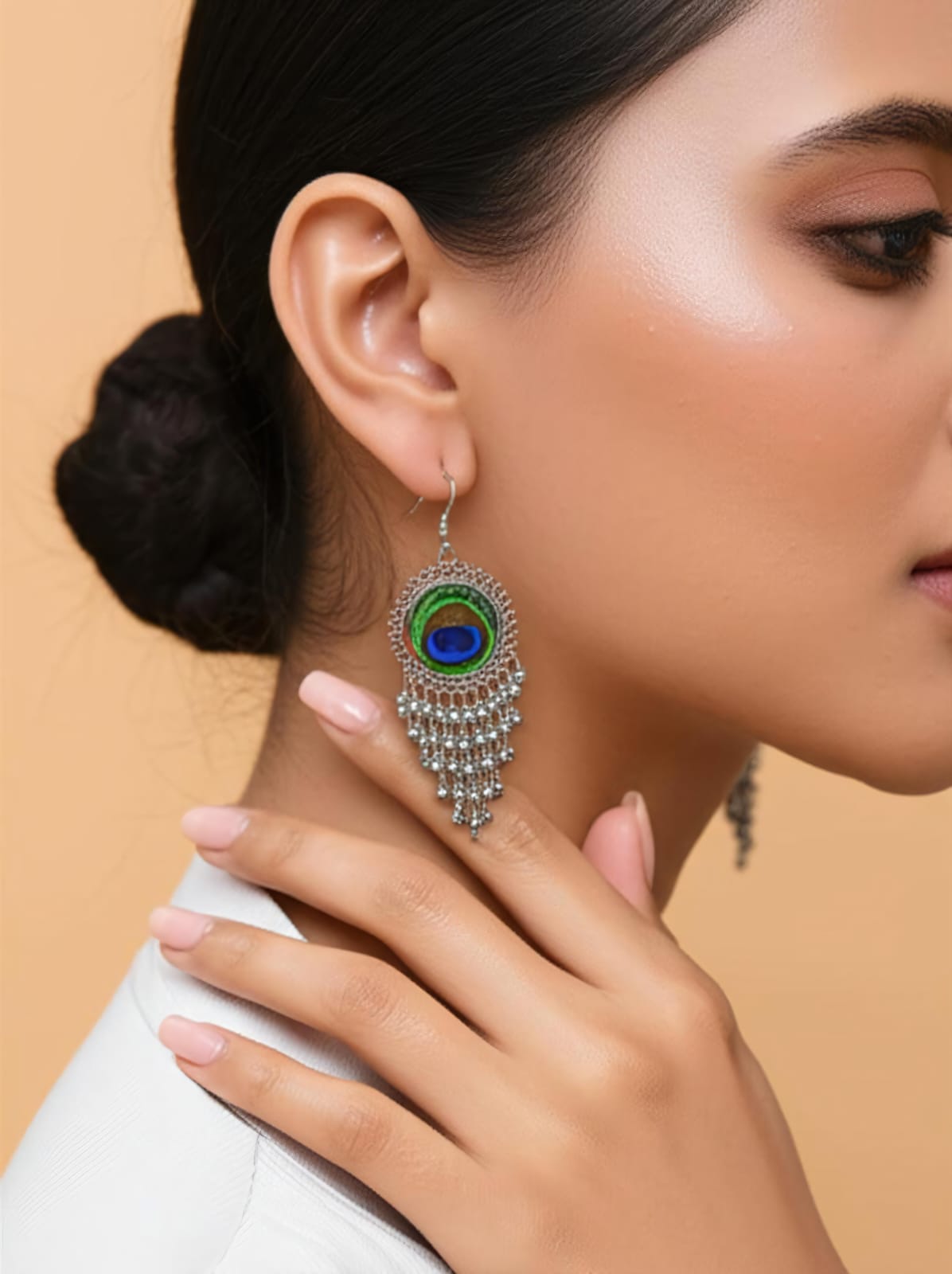 Peacock Earrings
