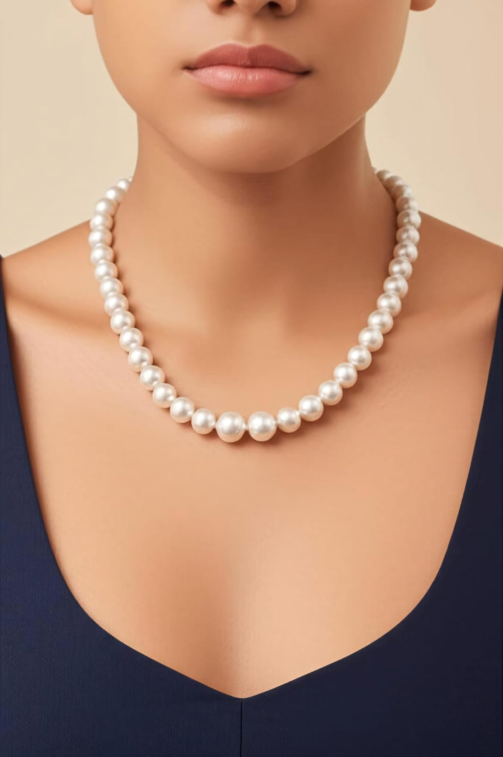 White pearl beads & Bracelet