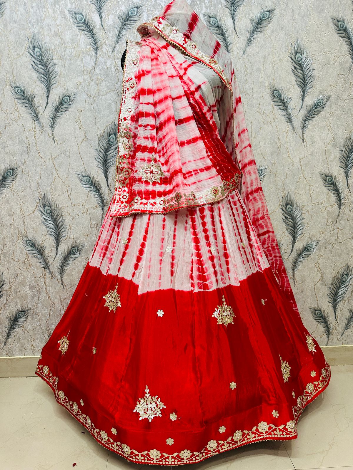 Hand Made Jaipuri Lehenga & materials