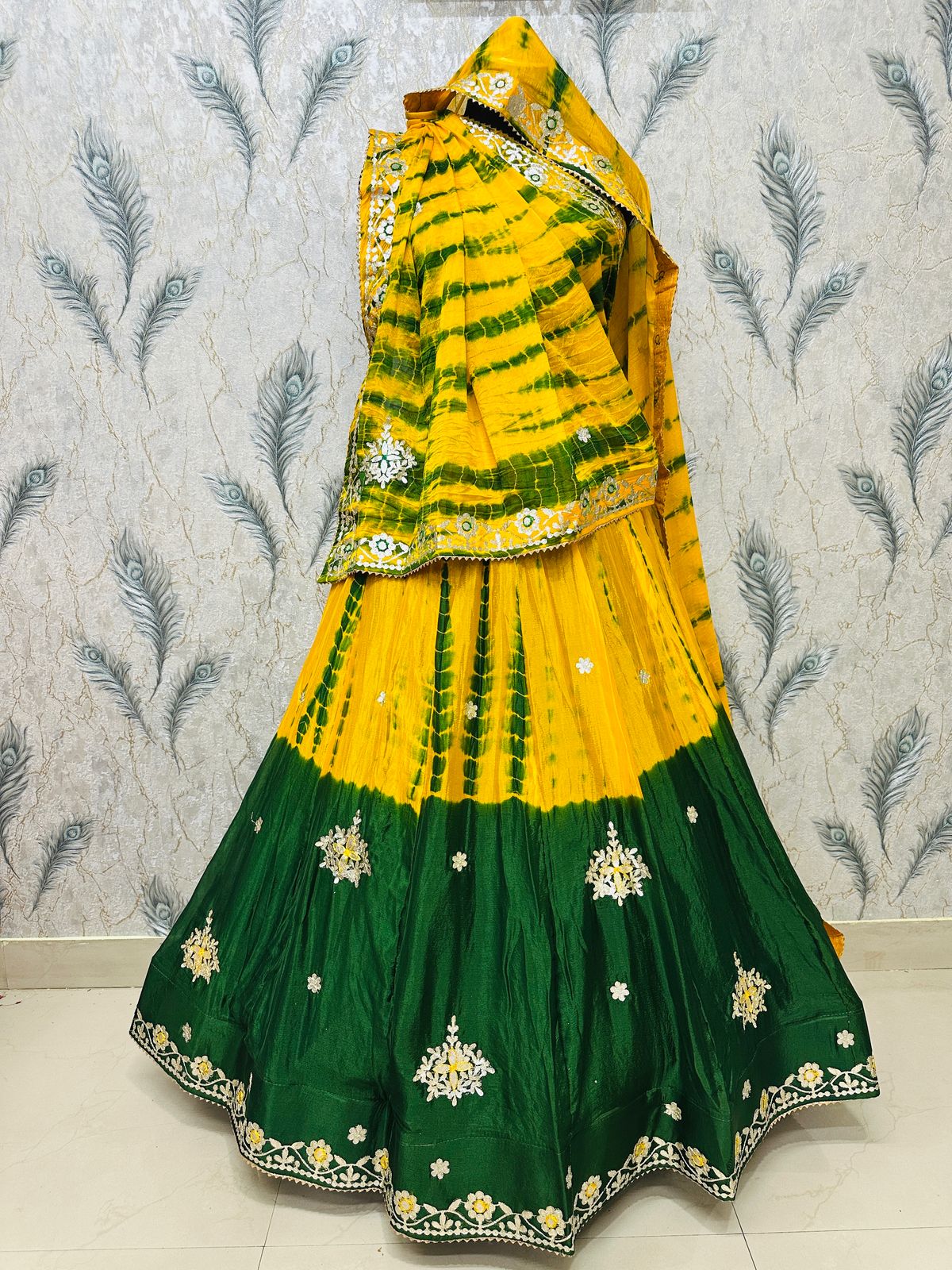 Hand Made Jaipuri Lehenga & materials