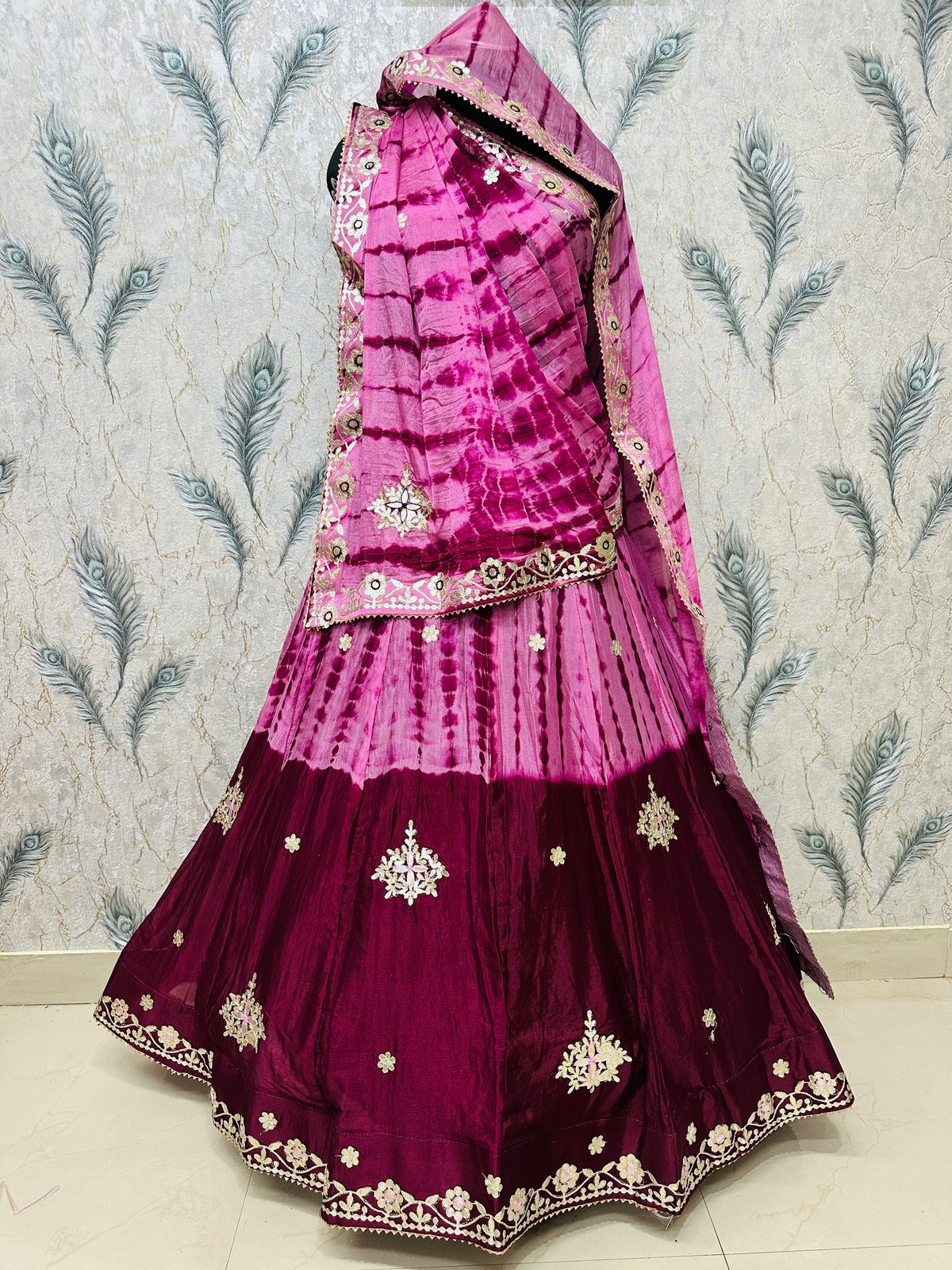 Hand Made Jaipuri Lehenga & materials